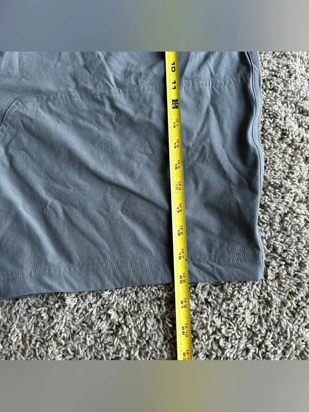 $89 NWT Duluth Trading Armachillo Shorts Mens 48x9 Gray Flex Standard Fit Cargo